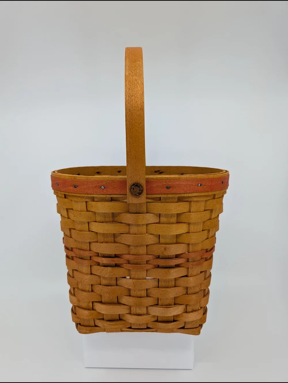 Longaberger 2001 Vintage Blossoms Mother's Day Basket/Lid/Floral Liner/Protector